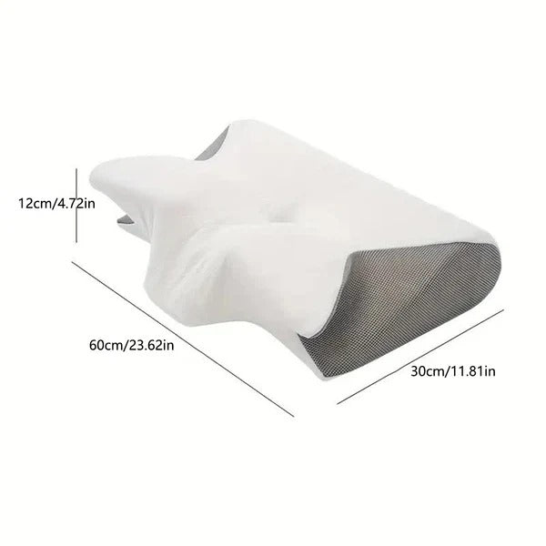 Ergonomic Pillow with Armrests Butterfly Shape for Side and Back