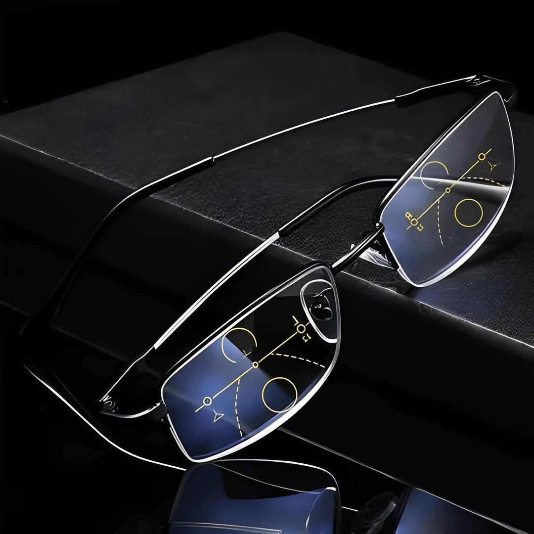 Unisex Progressive Reading Sunglasses UV Protection - Lenila