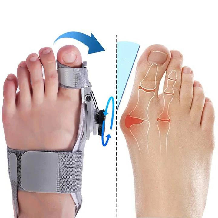 Ergonomic Toe Spacer Silicone Bunion Support Adjustable Fit