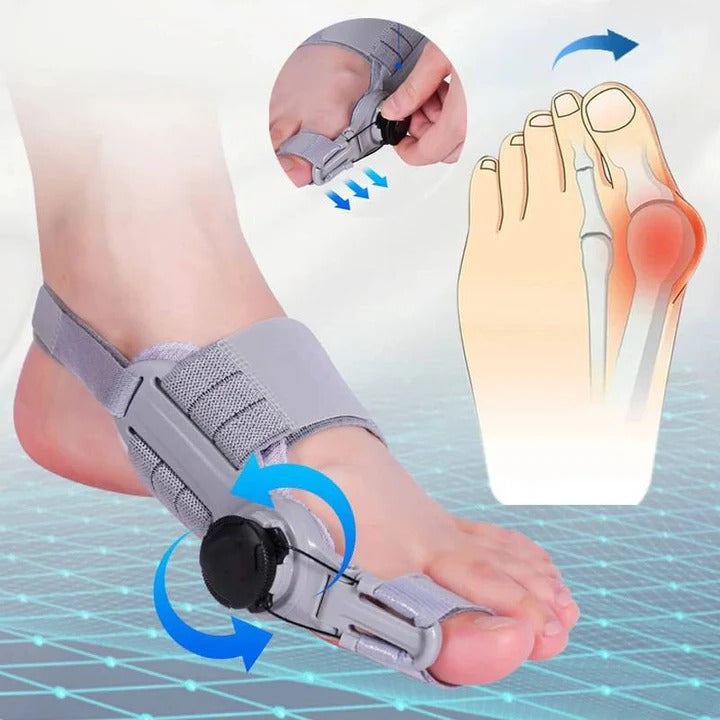 Ergonomic Toe Spacer Silicone Bunion Support Adjustable Fit