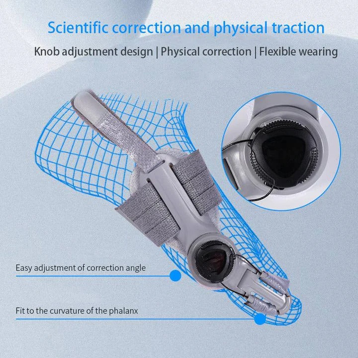 Ergonomic Toe Spacer Silicone Bunion Support Adjustable Fit