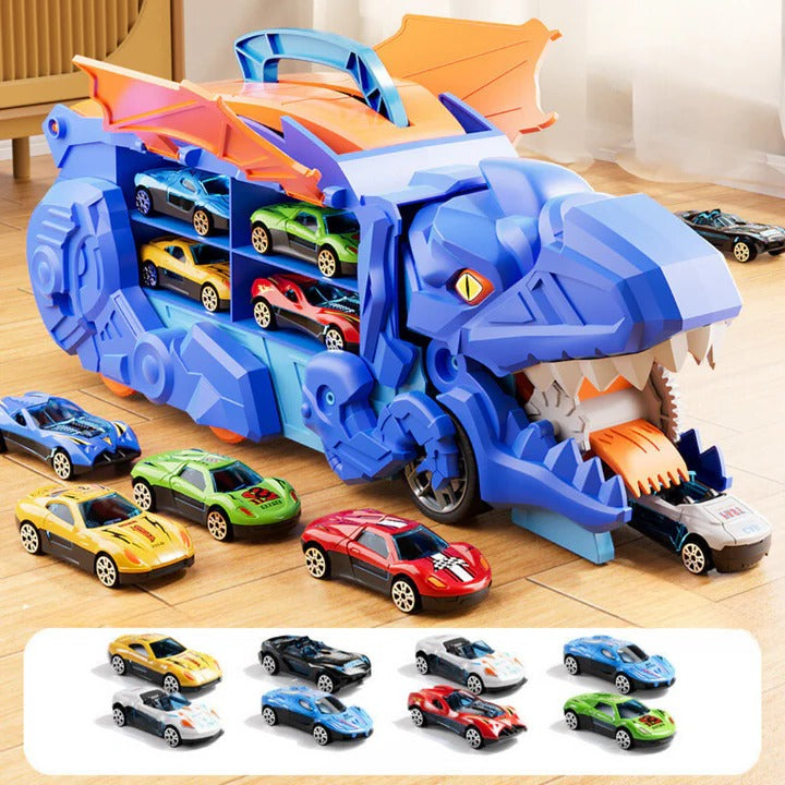 Kids Dinosaur Toy Truck Plastic Durable Playtime Storage