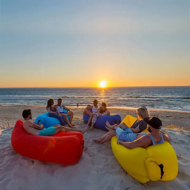 Outdoor Air Mattress Inflatable Portable Camping Lounger
