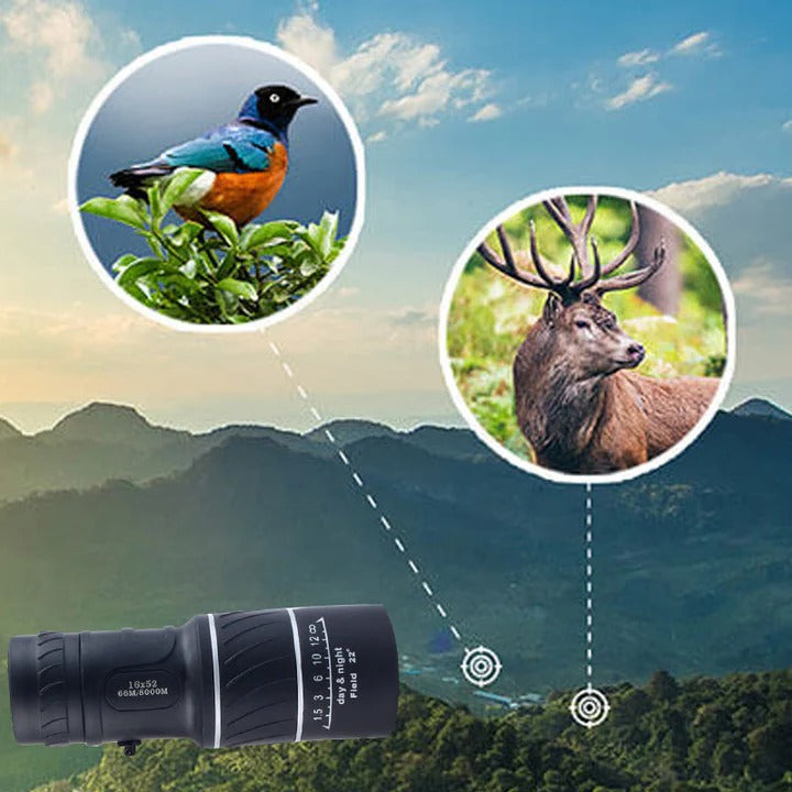 Monocular with Zoom Function for Distance Viewing