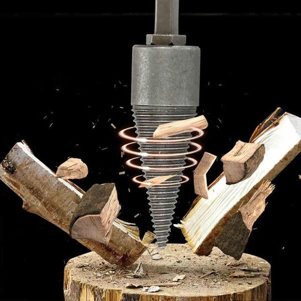 Heavy Duty Drill Bit Steel Shank for Firewood Logs - Lenila