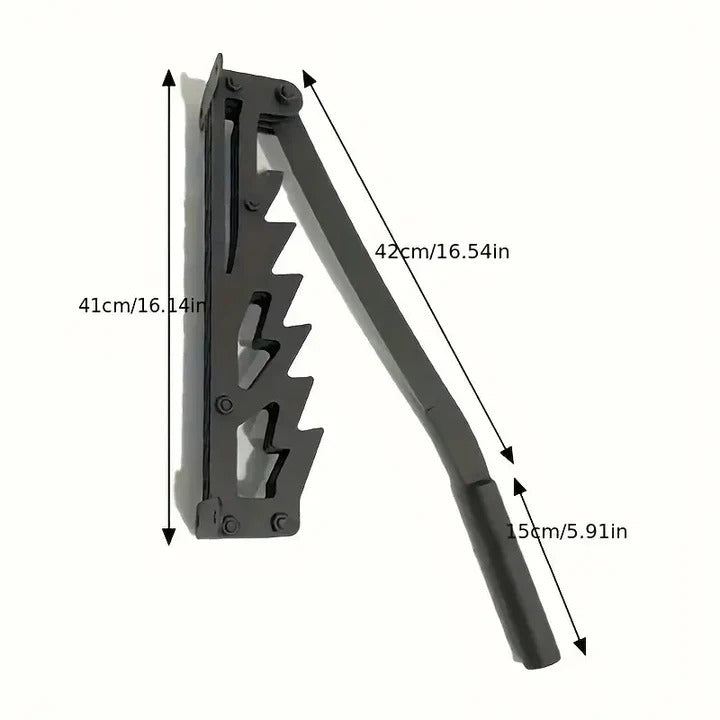 Wall-Mounted Firewood Kindling Splitter for Log Splitting