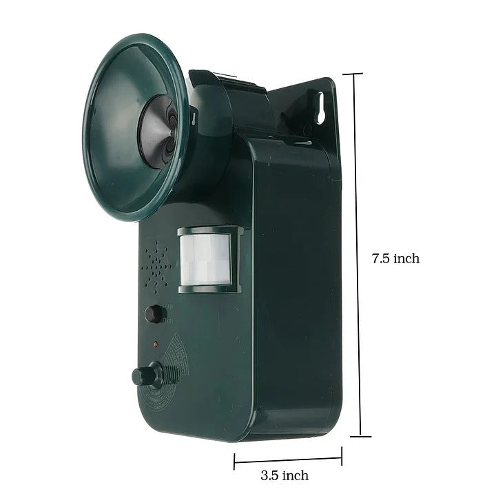 Ultrasonic Outdoor Animal Repeller with Motion Sensor