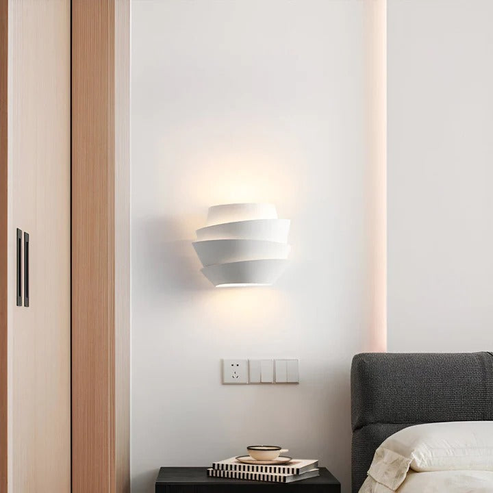 Wall Mounted Double Spotlight Lamp Adjustable Reading