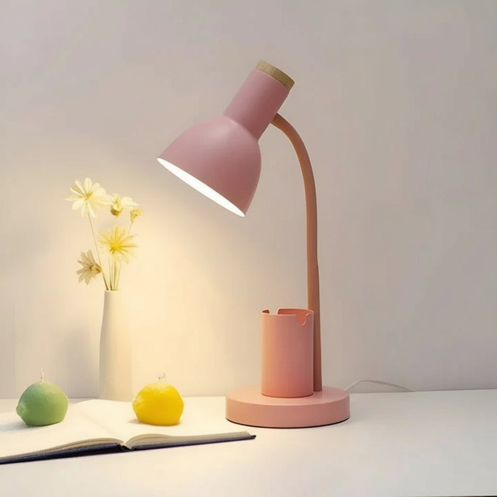 LED Desk Lamp with Pen Holder Adjustable Reading - Lenila