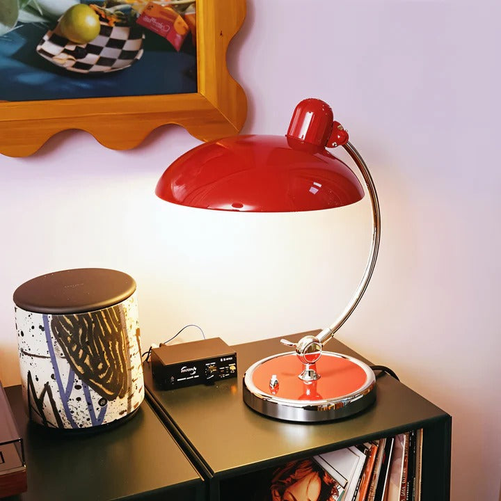 Adjustable Desk Lamp Iron Dome Style for Home and Office