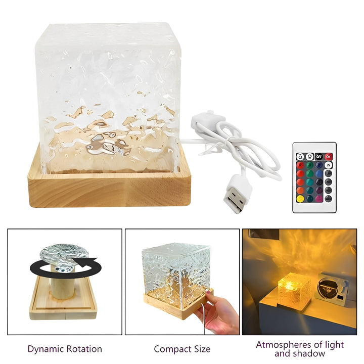 LED Water Ripple Projector Night for Home