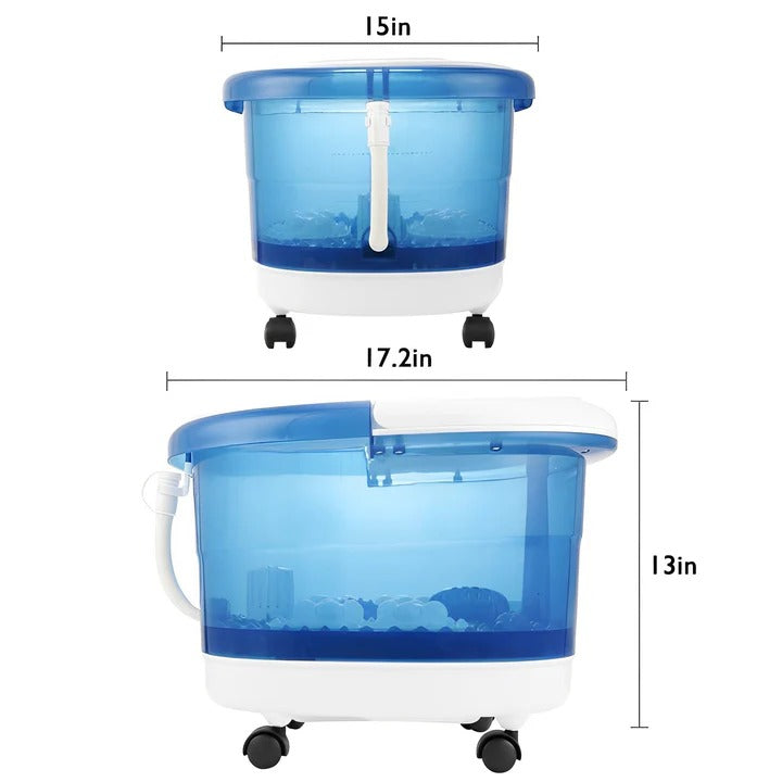 Foot Bath Massager with Heat and Water Jets Relaxing Spa