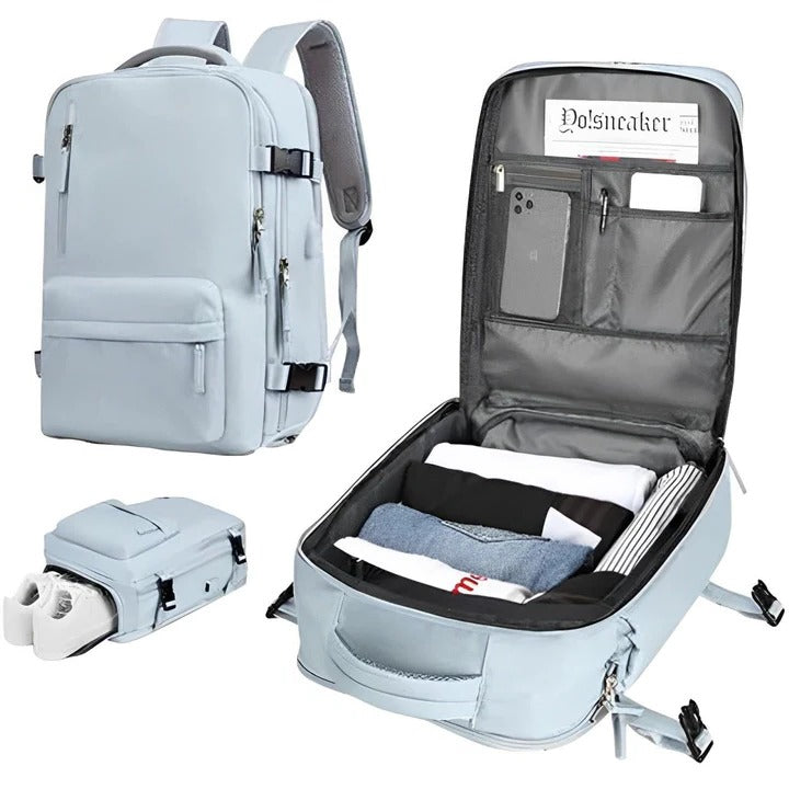 Womens Travel Backpack Durable Carry-On Personal Item