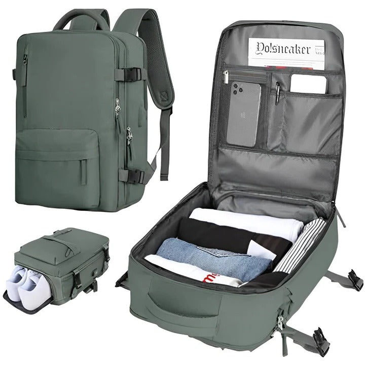 Womens Travel Backpack Durable Carry-On Personal Item