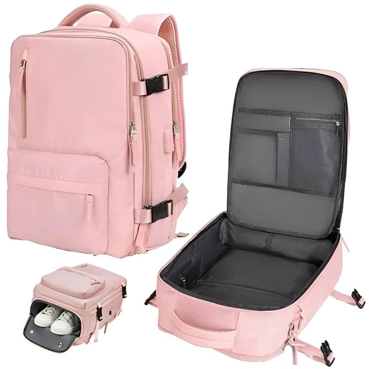 Womens Travel Backpack Durable Carry-On Personal Item