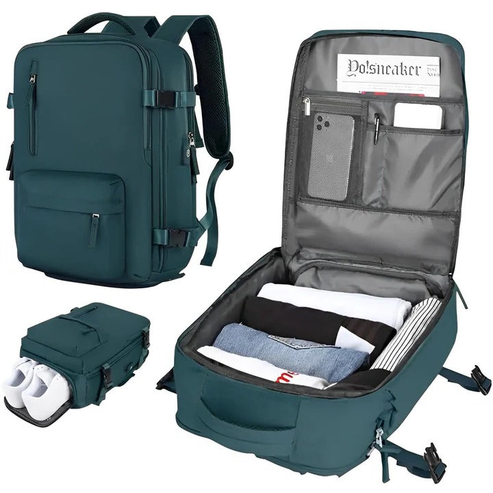 Womens Travel Backpack Durable Carry-On Personal Item
