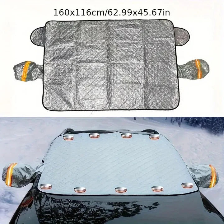 Universal Windshield Cover Magnetic Snow and Frost Protection