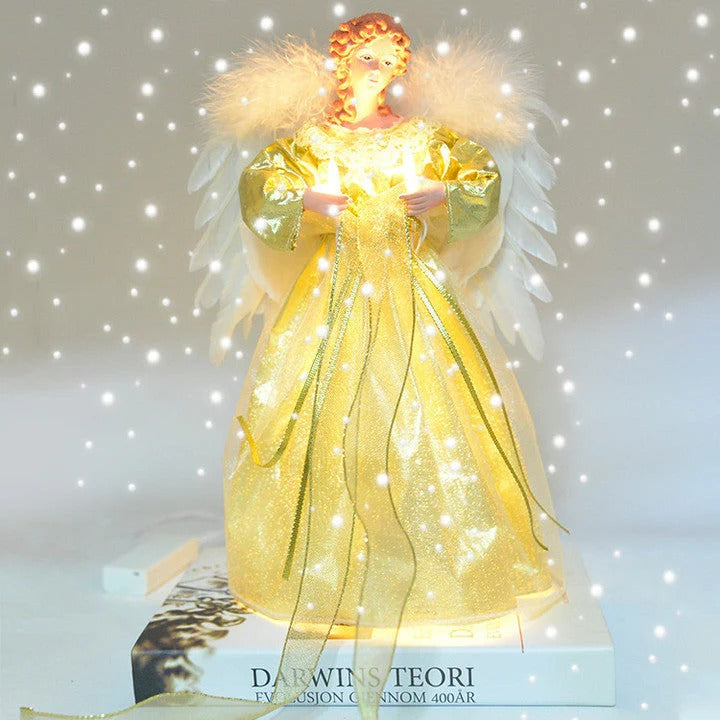 Christmas Angel Tree Topper Animated Lighted Decoration