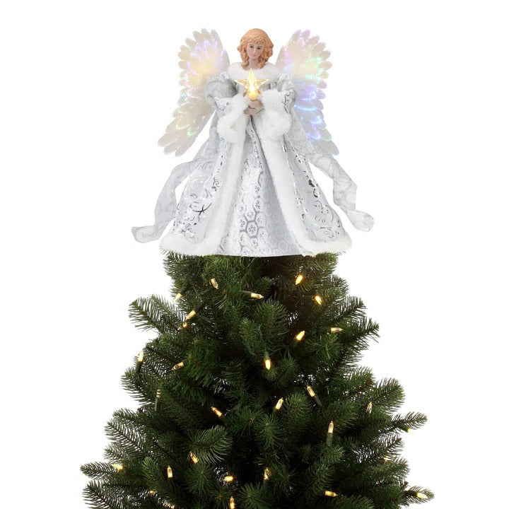 Christmas Angel Tree Topper Animated Lighted Decoration