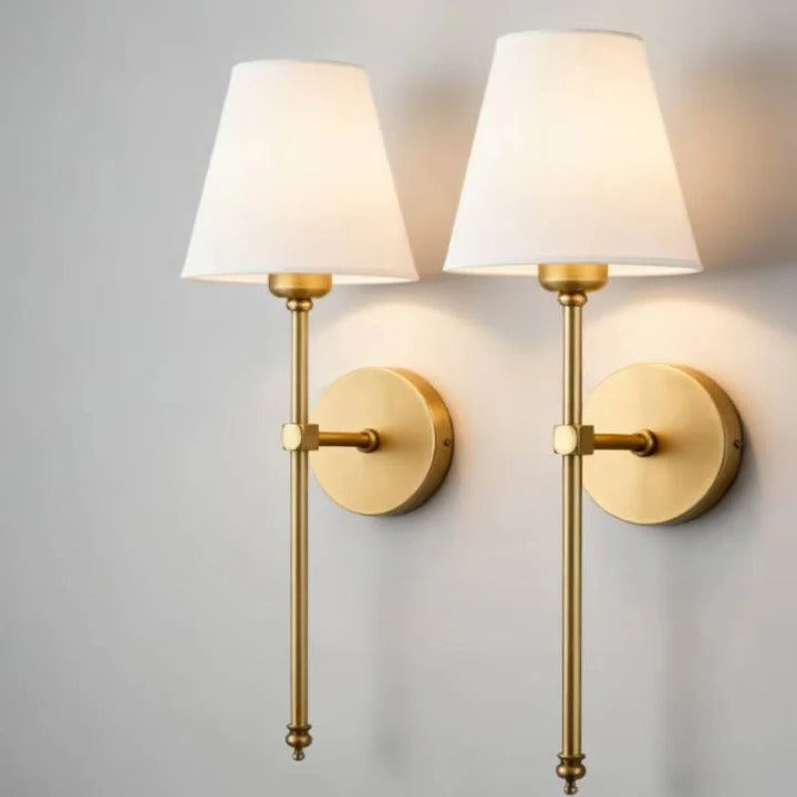 Wireless Indoor Wall Sconce Lighting Fixture Battery Operated - Lenila