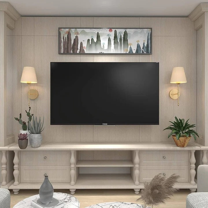 Wireless Indoor Wall Sconce Lighting Fixture Battery Operated
