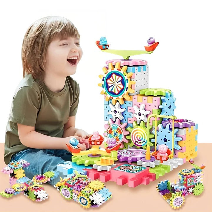 Kids Building Blocks Set Plastic Educational Toy - Lenila