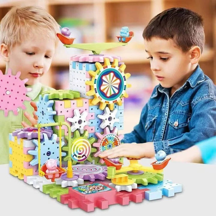 Kids Building Blocks Set Plastic Educational Toy