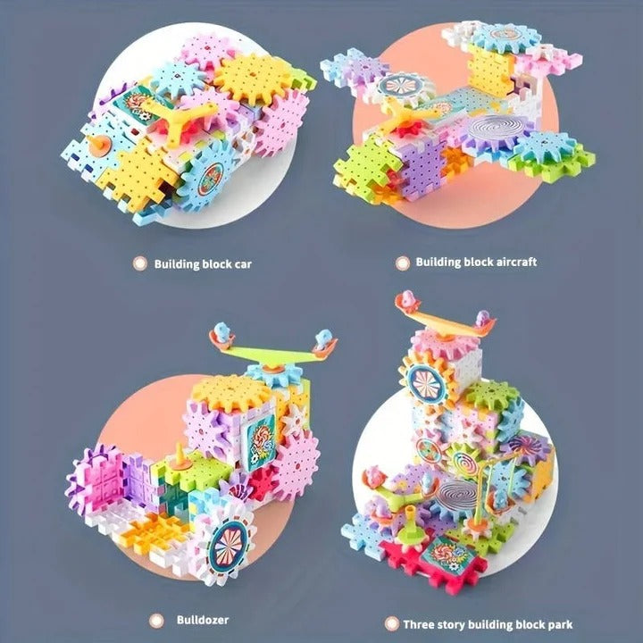 Kids Building Blocks Set Plastic Educational Toy