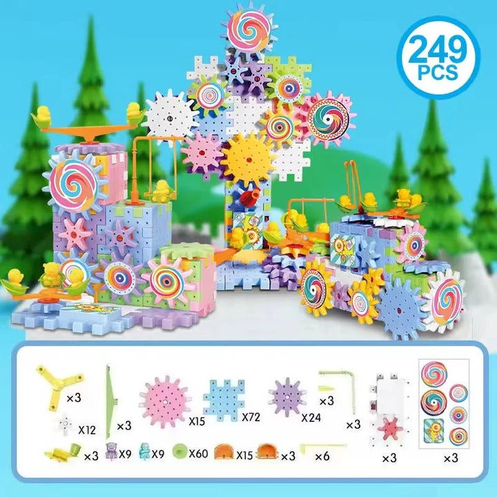 Kids Building Blocks Set Plastic Educational Toy