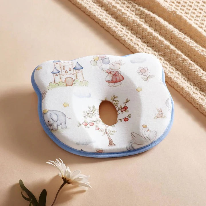 Infant Memory Foam Pillow Breathable Flat Head Prevention