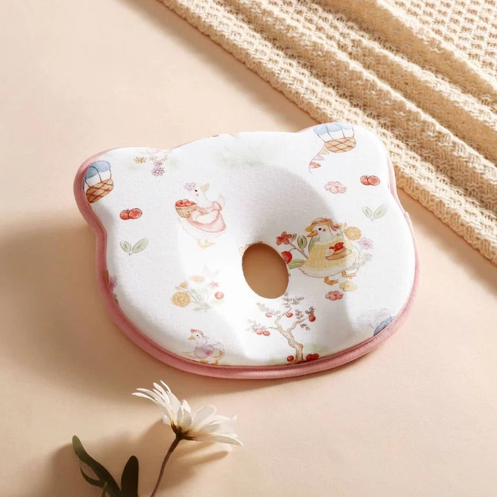 Infant Memory Foam Pillow Breathable Flat Head Prevention