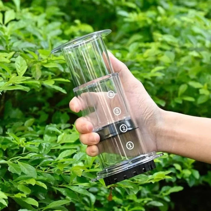 French Press Coffee Maker Stainless Steel Filter Plunger