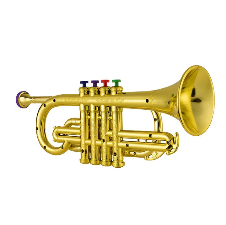 Kids Trumpet Toy Plastic Beginner Musical Instrument - Lenila