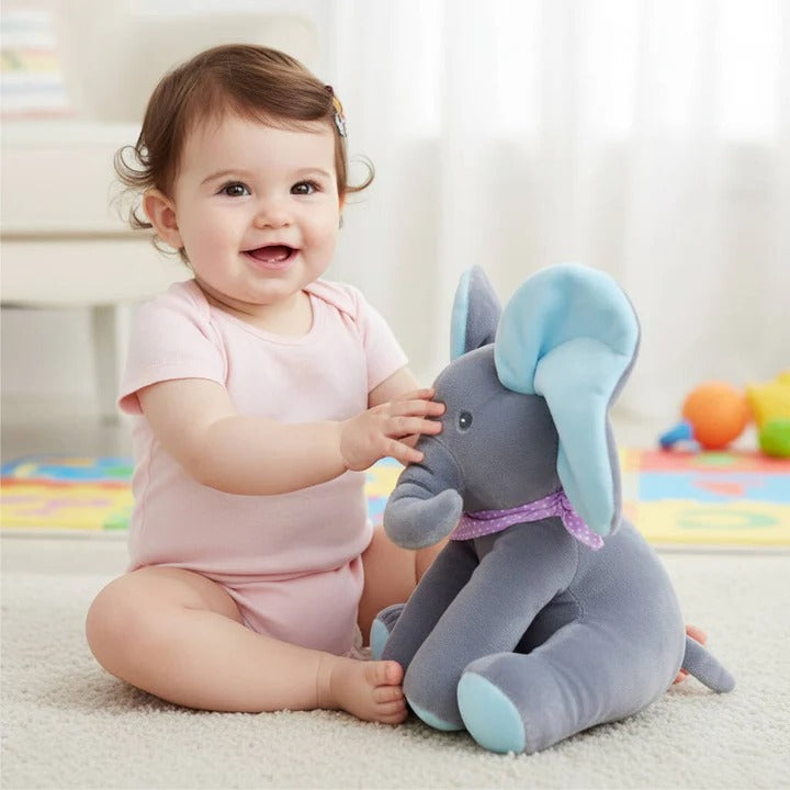 Baby Interactive Peekaboo Elephant Soft Toy