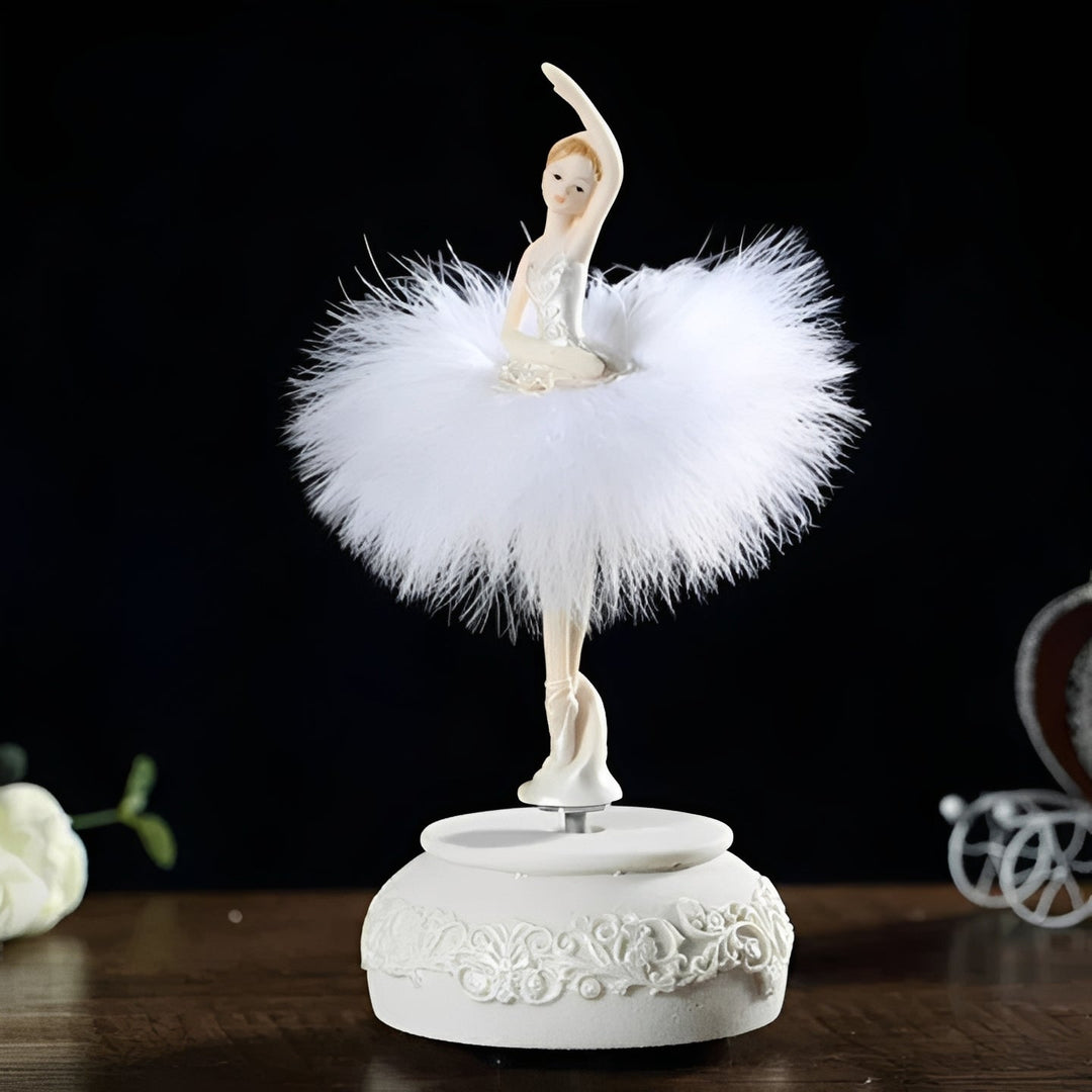 Girls Music Box with Rotating Ballerina Figure Keepsake