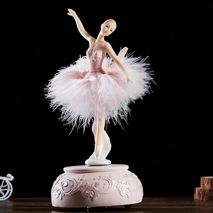 Girls Music Box with Rotating Ballerina Figure Keepsake