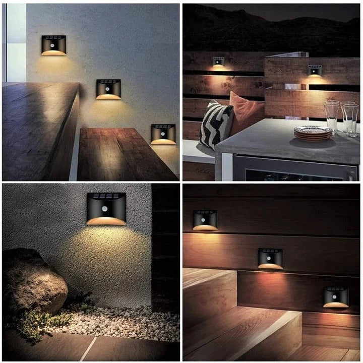 Outdoor LED Motion Sensor Stair and Fence Lights Waterproof