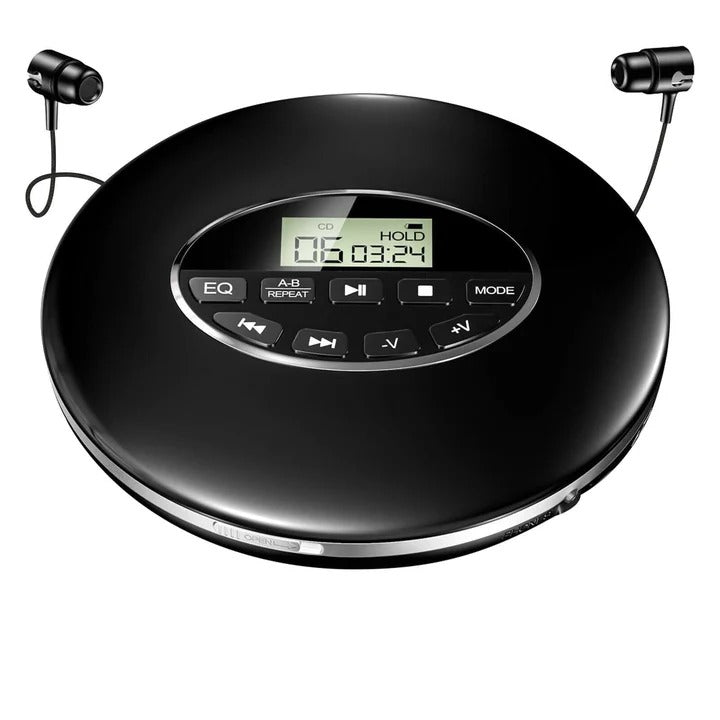 Portable Personal CD Player Anti-Skip Walkman Style