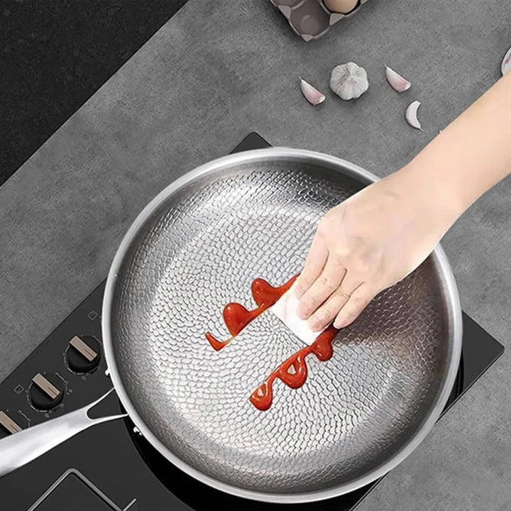 Nonstick Titanium Pan Durable Non-Toxic Induction Compatible