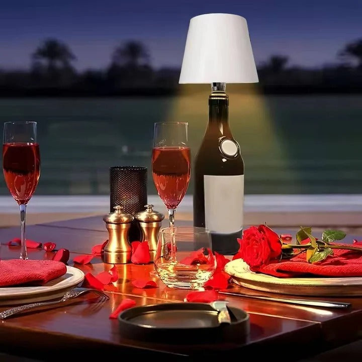 Wireless Rechargeable Bottle Lamp with Mood