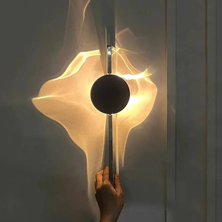LED Wall Sconce Stainless Steel Minimalist Adjustable Rotation