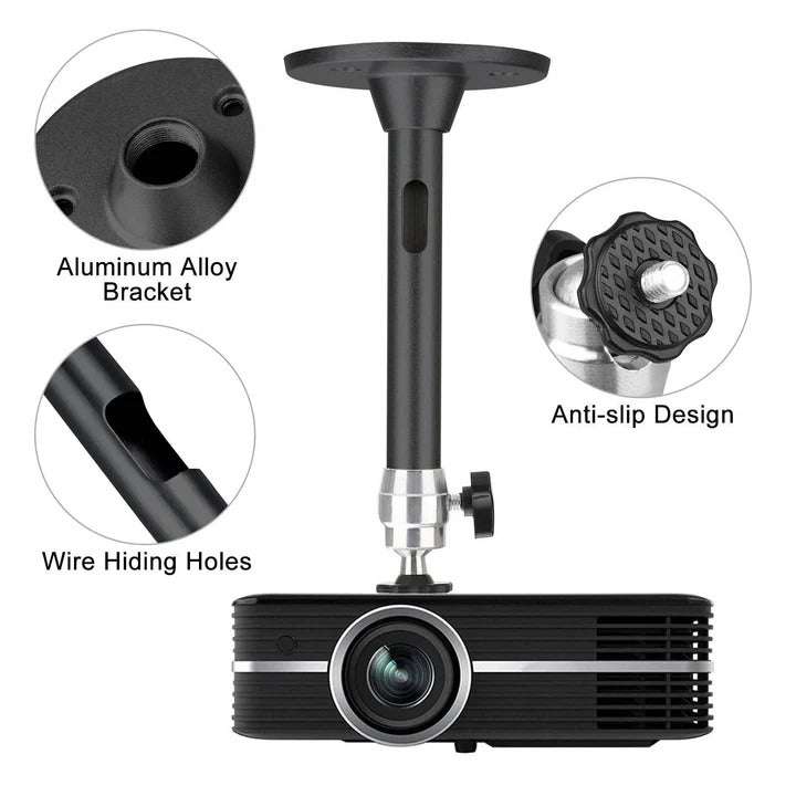 Universal Adjustable Projector Ceiling Mount Kit