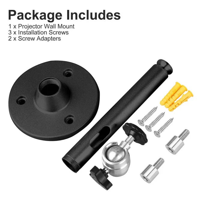 Universal Adjustable Projector Ceiling Mount Kit
