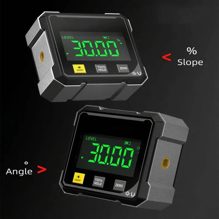Digital Angle Finder with Laser Level and USB-C Charging