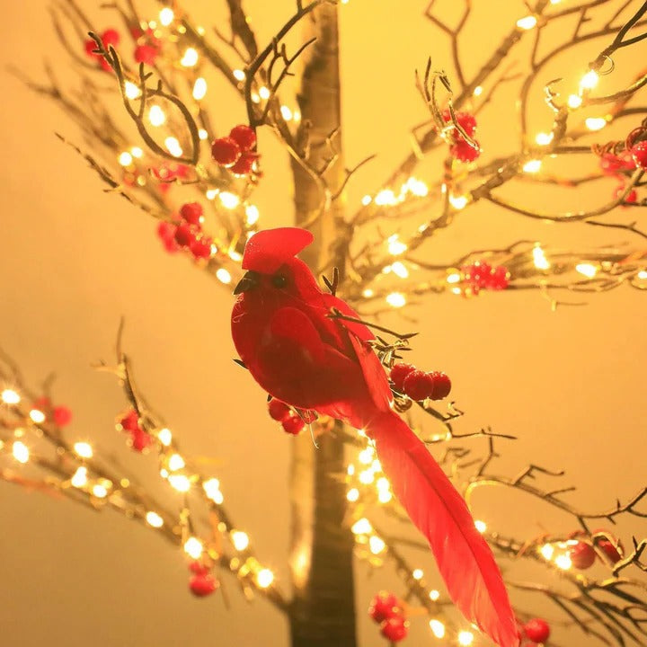 Festive Desktop Decor Warm Glowing Tree