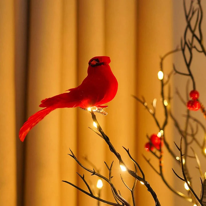 Festive Desktop Decor Warm Glowing Tree