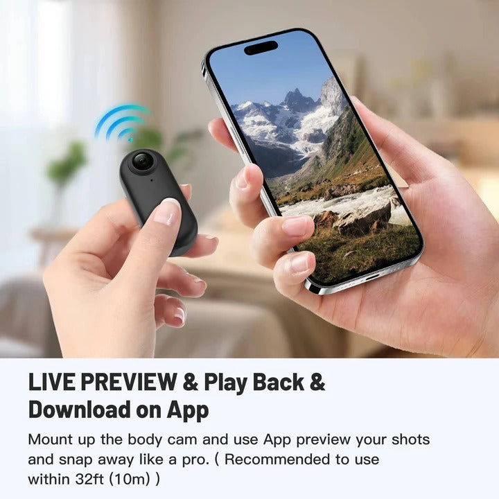 Action Camera 4K with Touch Screen Compact Design