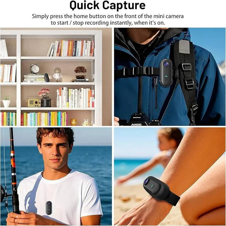Action Camera 4K with Touch Screen Compact Design