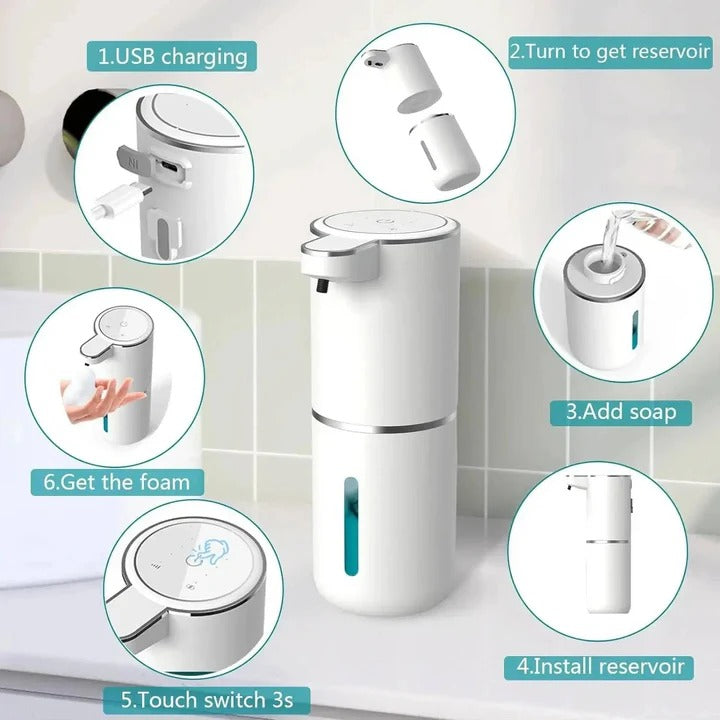 Automatic Wall-Mounted Soap Dispenser Touchless Sensor