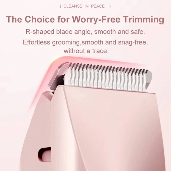 Womens Cordless Bikini Hair Trimmer Precision Blade USB Rechargeable